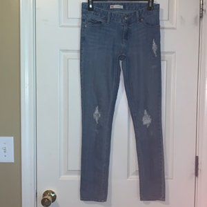 Denim Ripped Levi Boyfriend Jeans